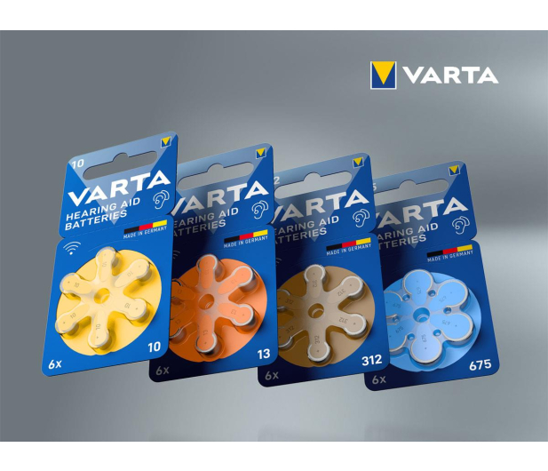 VARTA Bateria do aparatu słuchowego 10 / PR70 (6 szt.) 24610101416 - 1456624 - zdjęcie 4